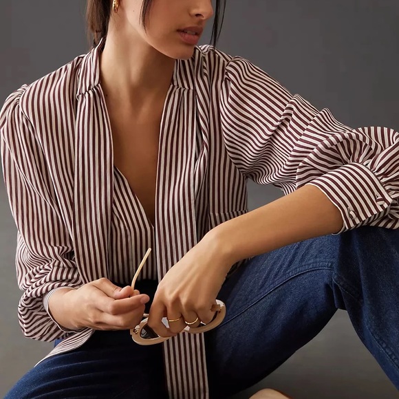 Maeve tie-neck blouse ASO Meghan Markle - Picture 3 of 4